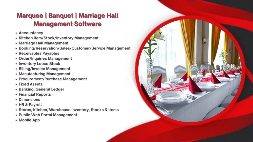 Banquet Management Software - Nizi Solutions