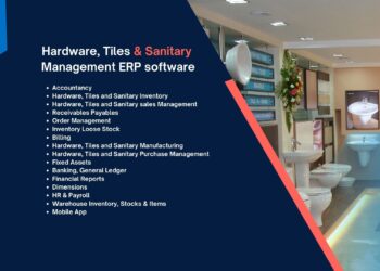 Hardware, Tiles and Sanitary Management ERP software