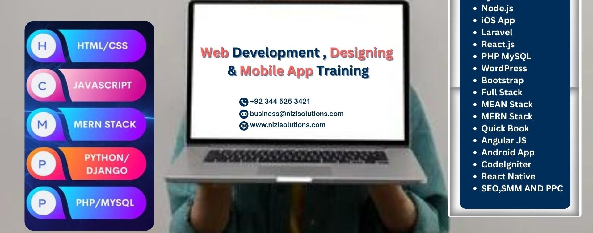 Web Development & Designing Training - www.nizisolutions.com