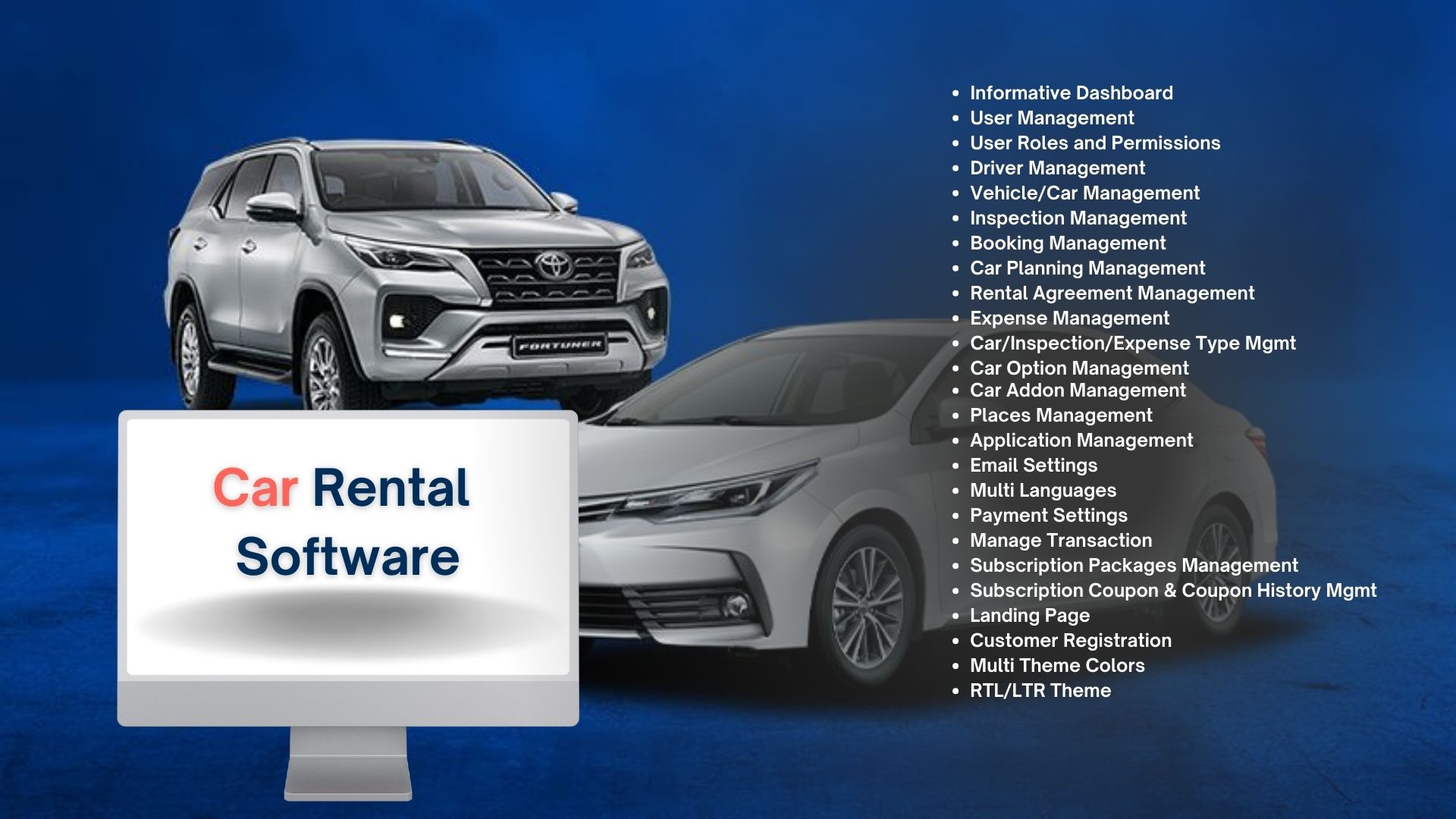 Car Rental Management Software